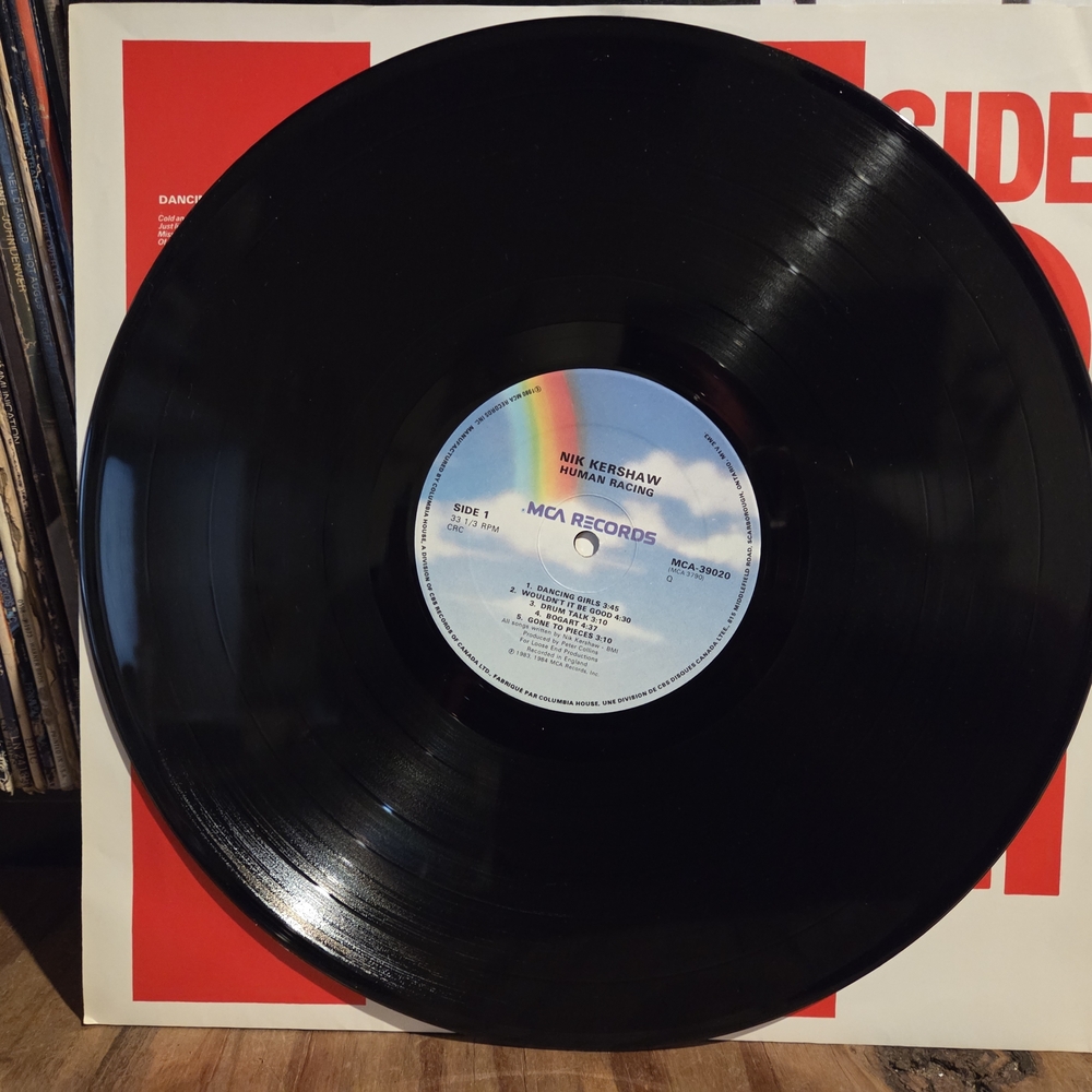 Nik Kershaw Human Racing Vintage Vinyl 1983 - Picture 4 of 4